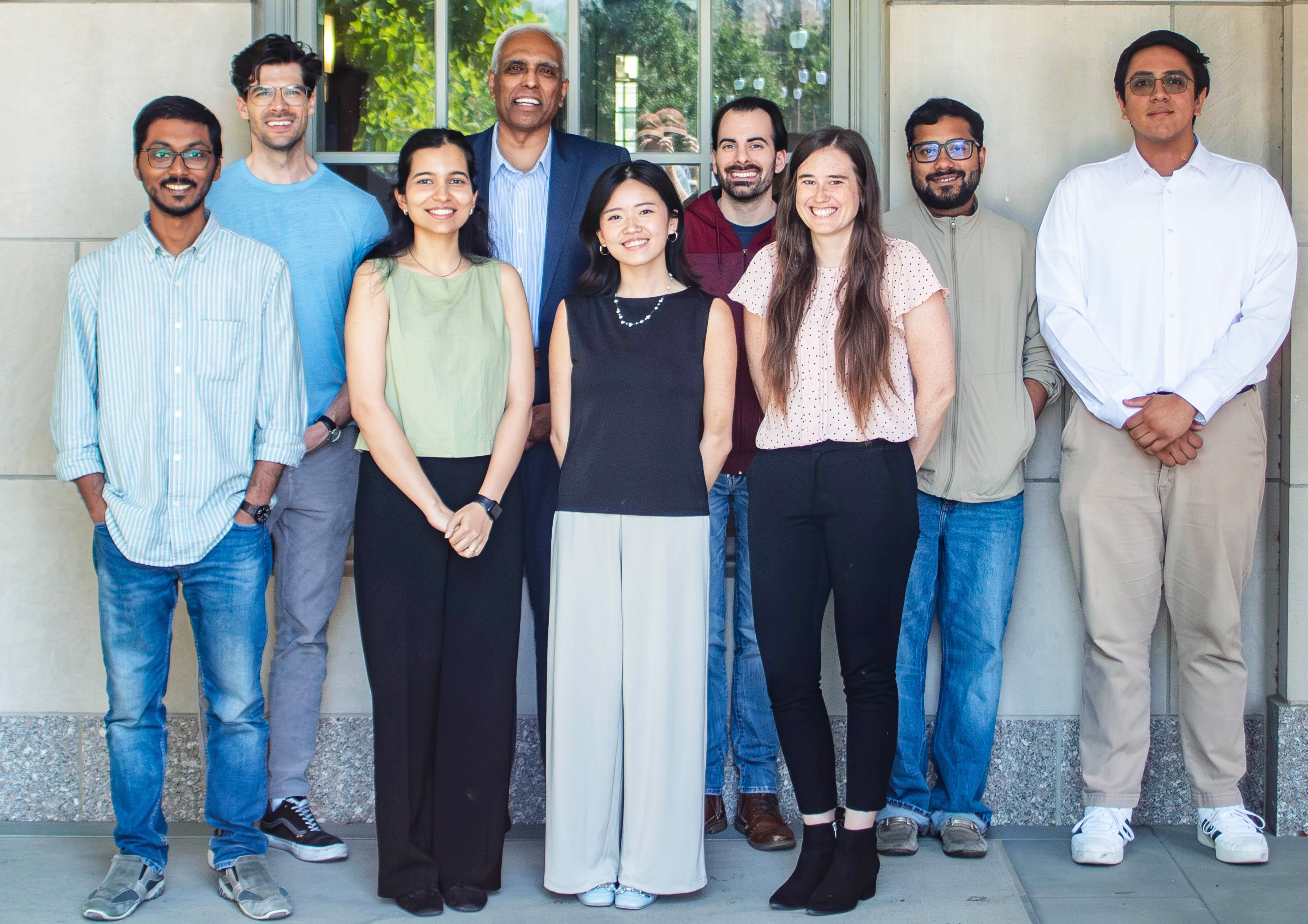 Members of the lab in Brauer Hall, September 2022.